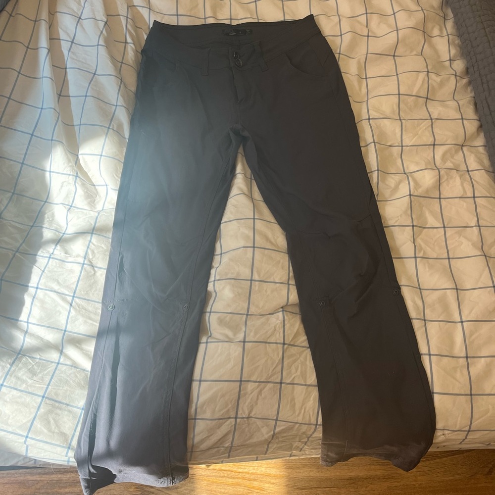 Prana Women's Halle Straight Pants Size 4 Charcoal